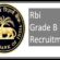 rbi grade b recruitment